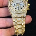 Good Quality Hip Hop Customized Iced out Lab Grown Diamond Watch for Men VVS Diamond Watch Gift