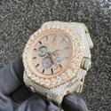 High Quality Hip Hop Customized Iced out Lab Grown Diamond Watch for Men VVS Diamond Watch Gift