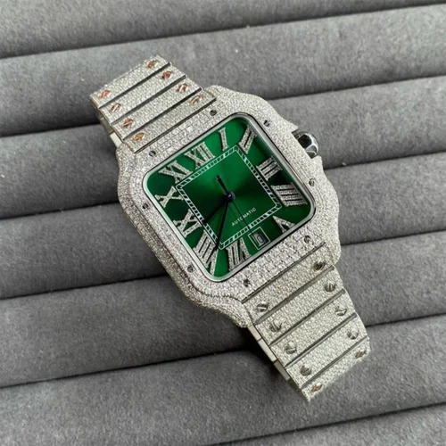 High Quality Hip Hop Customized Iced out Lab Grown Diamond Watch for Men VVS Diamond Watch Gift