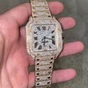 High Quality Hip Hop Customized Iced out Lab Grown Diamond Watch for Men VVS Diamond Watch Gift
