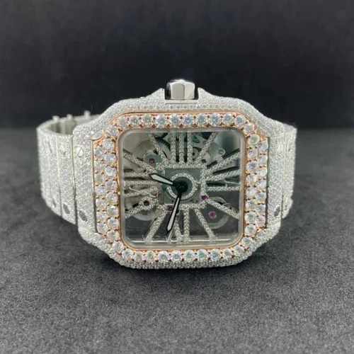 Good Quality Iced Out Lab Grown Watch for Men VVS Diamonds Best Fashion Jewelry Gift