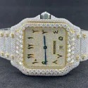 Hip Hop Customized Iced out Lab Grown Diamond Watch for Men VVS Diamond Watch Gift