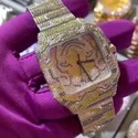 Good Quality Iced Out Lab Grown Watch for Men VVS Diamonds Best Fashion Jewelry Gift