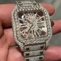 Top Quality Diamond Lab Grown Watch on Factory Price DEF Lab Grown Diamond Iced Out Watch