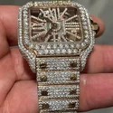 Top Quality Diamond Lab Grown Watch on Factory Price DEF Lab Grown Diamond Iced Out Watch