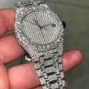 Hip Hop Customized Iced out Lab Grown Diamond Watch for Men VVS Diamond Watch Gift