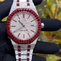 High Quality DEF Lab Grown Diamond Watch Colorless Diamond Hip Hop Style Diamond Watch