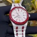 High Quality DEF Lab Grown Diamond Watch Colorless Diamond Hip Hop Style Diamond Watch