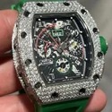 Best Quality Custom Watch for Men Iced out Lab Grown Watch Diamond Studded Hip Hop Diamond Jewelry