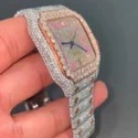 High Quality Hip Hop Customized Iced out Lab Grown Diamond Watch for Men VVS Diamond Watch Gift