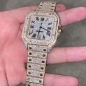 High Quality Hip Hop Customized Iced out Lab Grown Diamond Watch for Men VVS Diamond Watch Gift