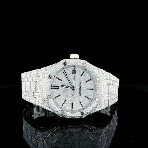 Good Quality Hip Hop Customized Iced out Lab Grown Diamond Watch for Men VVS Diamond Watch Gift