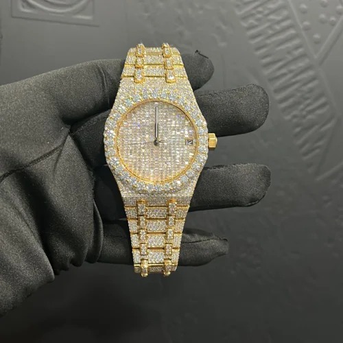 Best Quality Iced Out Lab Grown Watch for Men VVS Diamonds Best Fashion Jewelry Gift