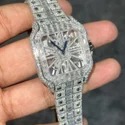 Hip Hop Customized Iced out Lab Grown Diamond Watch for Men VVS Diamond Watch Gift