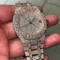 Hip Hop Customized Iced out Lab Grown Diamond Watch for Men VVS Diamond Watch Gift