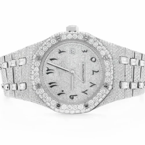 Hip Hop Customized Iced out Lab Grown Diamond Watch for Men VVS Diamond Watch Gift