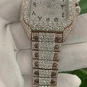 Good Quality Hip Hop Customized Iced out Lab Grown Diamond Watch for Men VVS Diamond Watch Gift