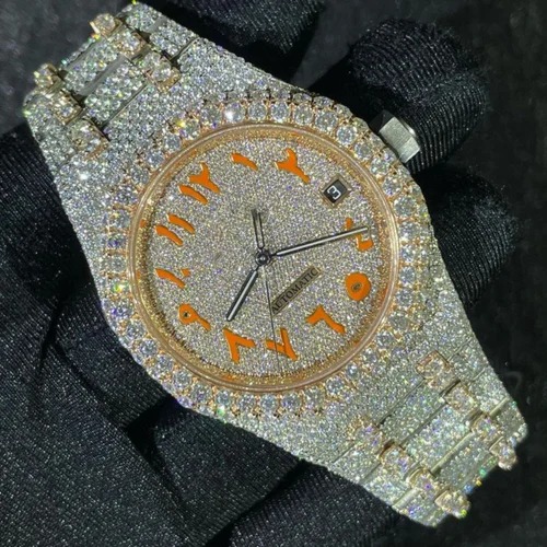 Premium Fully Customized Iced Out Diamond Lab Grown Watch for Men Hip Hop Diamond Jewelry watch Gift