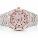 Top Quality Fully Customized Iced Out Diamond Lab Grown Watch for Men Hip Hop Diamond Watch