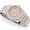 Top Quality Fully Customized Iced Out Diamond Lab Grown Watch for Men Hip Hop Diamond Watch