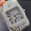 High Quality Hip Hop Customized Iced out Lab Grown Diamond Watch for Men VVS Diamond Watch Gift