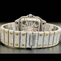 Top Quality Fully Customized Iced Out Diamond Lab Grown Watch for Men Hip Hop Diamond Jewelry