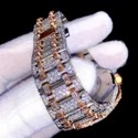 Top Quality Lab Grown Diamond Watch on Factory Price DEF Lab Grown Diamond Iced Out Watch