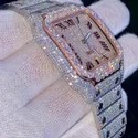 Top Quality Lab Grown Diamond Watch on Factory Price DEF Lab Grown Diamond Iced Out Watch