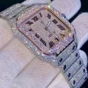 Top Quality Lab Grown Diamond Watch on Factory Price DEF Lab Grown Diamond Iced Out Watch