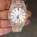 Best Quality Fully Customized Iced Out Diamond Lab Grown Watch for Men Hip Hop Diamond Jewelry