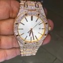 Best Quality Fully Customized Iced Out Diamond Lab Grown Watch for Men Hip Hop Diamond Jewelry