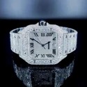 Trending VVS Lab Grown Diamond Studded Iced Out Diamond Watch for Men Best Fashion Jewelry Gift