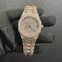 Trending VVS Lab Grown Diamond Studded Iced Out Diamond Watch for Men Best Fashion Jewelry Gift
