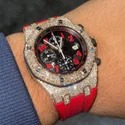 Best Quality Iced out Lab Grown Watch colorless Diamond for men
