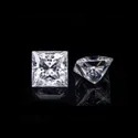 Princess Cut DEF Moissanite Diamond