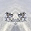 Princess Cut DEF Moissanite Diamond