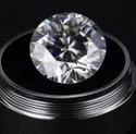 White Round Cut Moissanite Stone