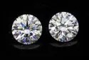 White Round Cut Moissanite Stone