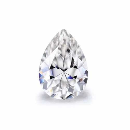 Pear Cut DEF Moissanite Diamond
