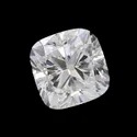 White Round Cut Moissanite Stone