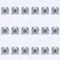 White Round Cut Moissanite Stone