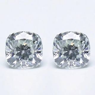 White Round Cut Moissanite Stone