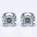 White Round Cut Moissanite Stone