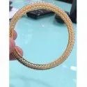 Single Line Gold Diamond Bangle