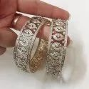 Gold Diamond Bangles
