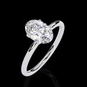 14k Yellow Gold Solitar Diamond Ring Anniversary Gift For Wife