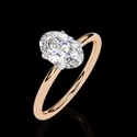 14k Yellow Gold Solitar Diamond Ring Anniversary Gift For Wife