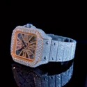 Top Quality Diamond Moissanite Watch on Factory Price DEF Moissanite Diamond Iced Out Watch