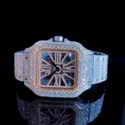 Top Quality Diamond Moissanite Watch on Factory Price DEF Moissanite Diamond Iced Out Watch