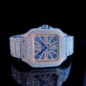 Top Quality Diamond Moissanite Watch on Factory Price DEF Moissanite Diamond Iced Out Watch
